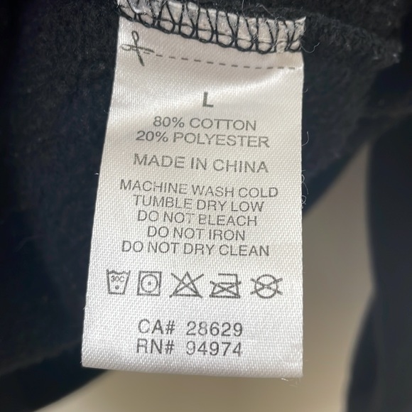 Men’s Stussy Black World Wide Zip Up Hoodie Size Large - Picture 5 of 7